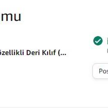 Amazon 1.5 Ay Geciken İade