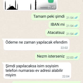 Evde Ek İş Başvurusuyla İlgili Sorumluluk Kabul Etmiyorum