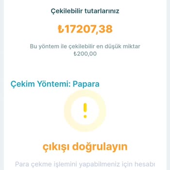 BahseGel Çekim İşlemi Yapamıyorum