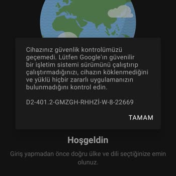 McDonald's Uygulamasında Güvenlikten Geçemiyorum