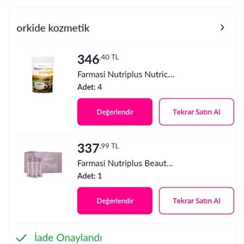 Orkide Cosmetics Müşterilerini Mağdur Ediyor