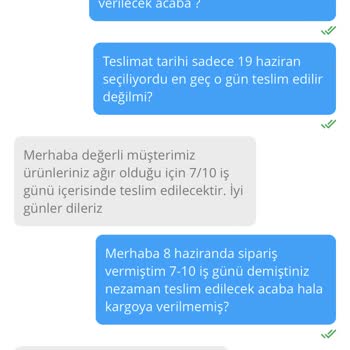 Sandalie Bir Buçuk Aydır Kargolanmayan Bahçe Takımı