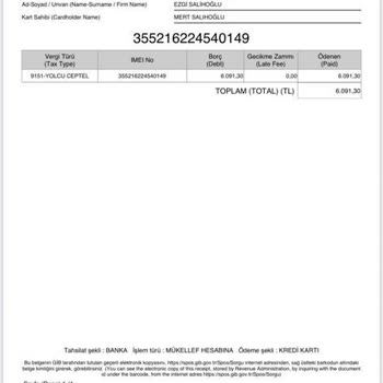 BTK (Bilgi Teknolojileri ve İletişim Kurumu) Imeı Kaydetme Sistem Hatası