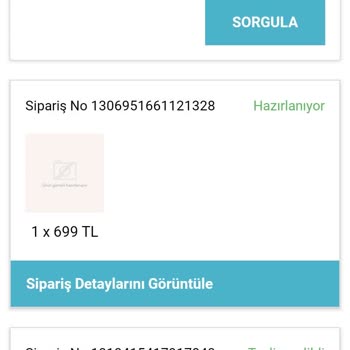 A101 Satın Alınan Ürünün Gönderilme Mesi