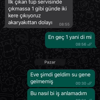 Tütüncüler Ticaret Sırma Su Bayi Şikayet