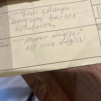 Simfer Davlumbazın Motorundan Ses Geliyor, Motor Değişti Sorun Çözülmedi!