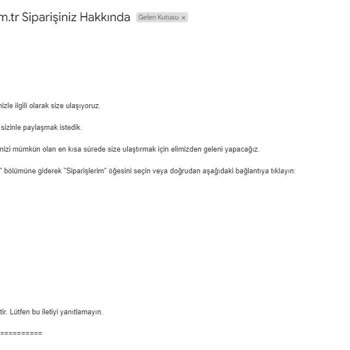 Amazon.com.tr Sattığı Ürünün Ve Taahhütlerinin Arkasında Durmuyor!