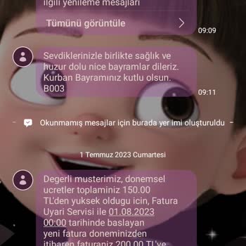 Vodafone Aşım Ücretlendirme Ve Bilgilendirme Yanlışlığı