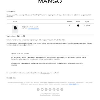 Mango Sahte İndirim. İndirimden Vazgeçtim Satmıyorum.