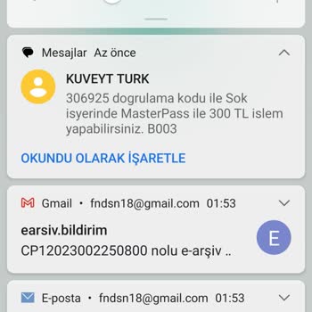 Şok Marketler Cüzdanıma Yüklediğim Para Görünmüyor