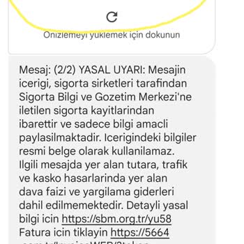 Sigorta Bilgi ve Gözetim Merkezi Yanlış Ya Da Eksik Bilgi
