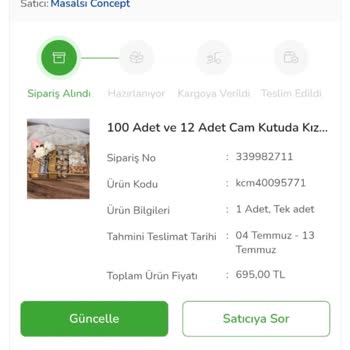 Çiçek Sepeti Eksik ve Yanlış Ürün Gönderimi İade Değişim Yapılmaması