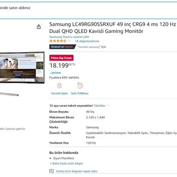 Amazon Prime Day Öncesi Alışveriş Fiyat Farkı