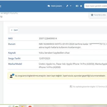 BTK Hat Eşleştirmesi Hk