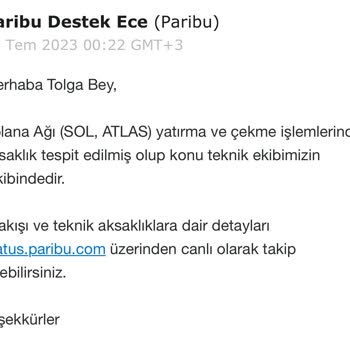 Paribu Star Atlas Coinimi Hesabıma Geçirmedi!