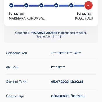 Aras Kargo Koşuyolu Kargo Teslim Edilmediği Halde Edildi Gösteriyor!