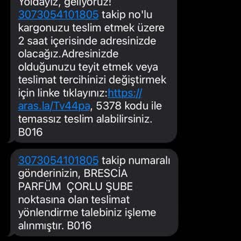 Aras Kargo'nun Kötü Hizmeti