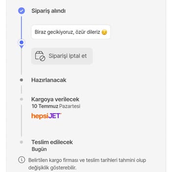 Hepsiburada Ürünümü Hazırlamıyor Bana Göndermiyor, İlgilenmiyor