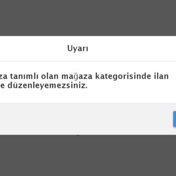 Sahibinden.com İlanlarımda Değişiklik Yapmama Müsaade Etmiyor!