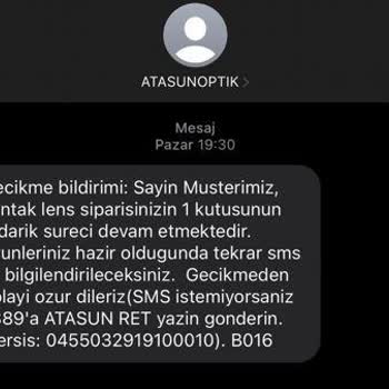 Atasun Optik-Metroport Dikkatsizliği Yüzünden Baş Ağrısı Çekiyorum!