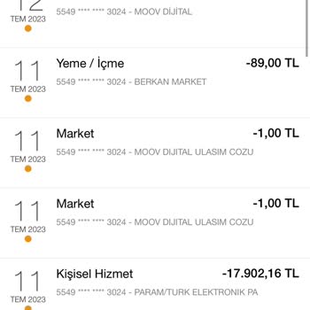 Moov 2 Kere Ödeme Aldı.