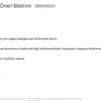Gratis Ulaşmayan Ürünler Hakkında