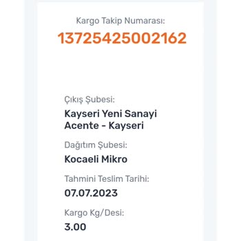 Sürat Kargo Kocaeli Mikro Şubesi