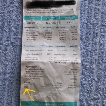 CK Boğaziçi Elektrik Adreste Kapi No Değişikliği Ve Faturadaki Dönem İki Satır Nedir?