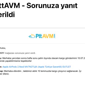 Epttavm'den Alınan Ürün!