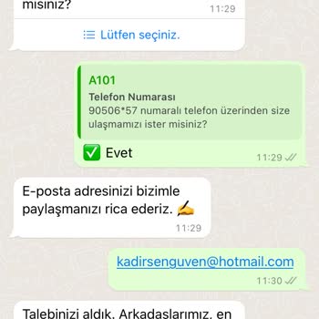 A101 Den Yaptığım Alışveriş Beni Mağdur Etti