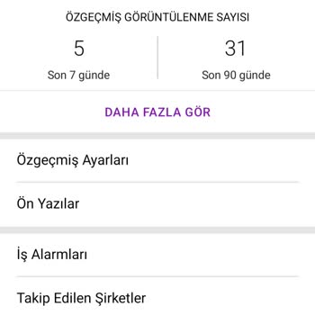 Kariyer.net İs Arama Platformunda Başvurular Görüntülenmiyor