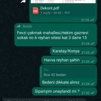 Safir Giyim Adıyaman Mağazasından Yanıltıldım