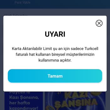 Turkcell Paycell Hazır Limit Kullanımı