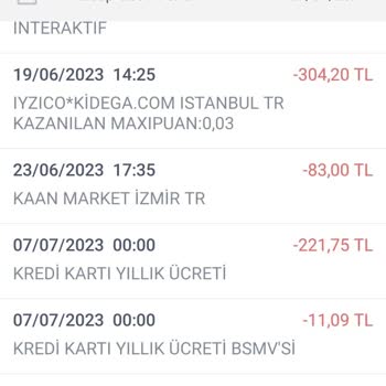 İş Bankası Kart Ücreti İadesi