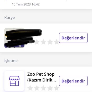 Getir Market Sipariş Teslim Edilmedi.