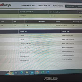 Sürat Kargo Botanik Şube Teslimat Yapmıyor