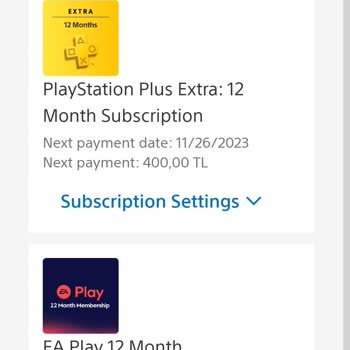 PlayStation Türkiye Ea Play Aboneliği Sorunu