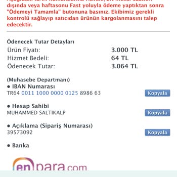Sahibinden Güvenli Satış Kandırılma