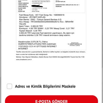 Sahibinden Güvenli Satış Kandırılma