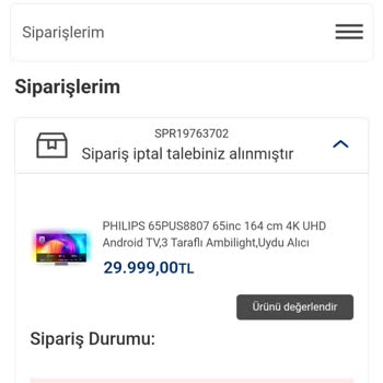 Vatan Bilgisayar Para İade Süreci Uzunluğu