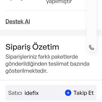 İdefix Tarafından Ödenmeyen İade