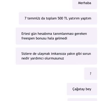 Sahabet Hakkım Olan Bonusun Saçma Sebeplerle Hiç Edilmesi