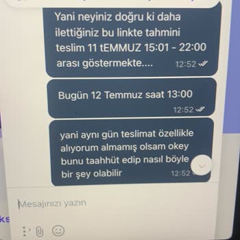 Muhiku Aynı Gün Teslimat Yerine Aslında Teslim Edilemeyen Sipariş