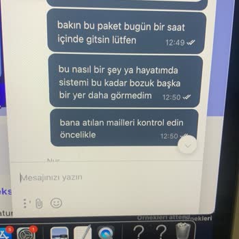 Muhiku Aynı Gün Teslimat Yerine Aslında Teslim Edilemeyen Sipariş