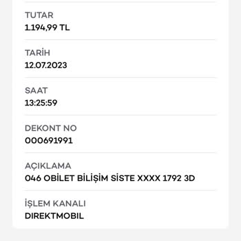 Obilet Uçak Bileti Para Çekildi Bilet Yok