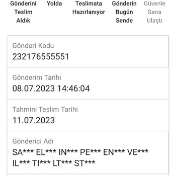 Sendeo Basit Bir Sorum Var. Kargom Nerede?