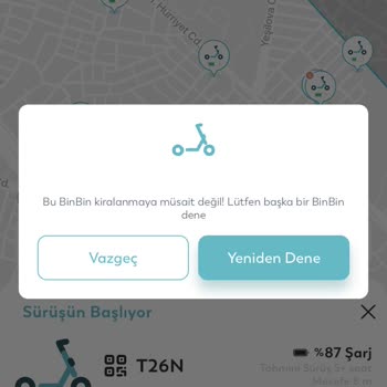 BinBin Kapanmıyor Uygulama Göstermiyor