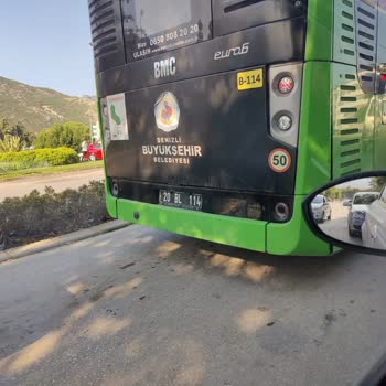 Denizli Büyükşehir Belediyesi Şoförü Kural Tanımazlığı