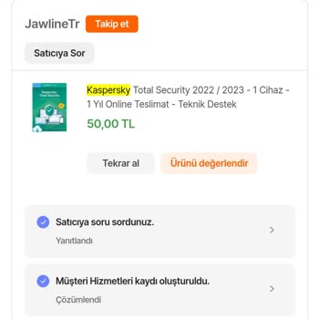 Hepsiburada Kaspersky Total Securty Lisans Anahtarı