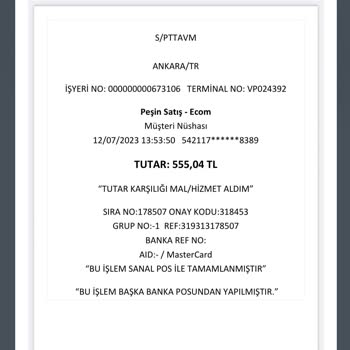 ESC Market Epttavm Ürün Parası Çekildi Ürün Yok